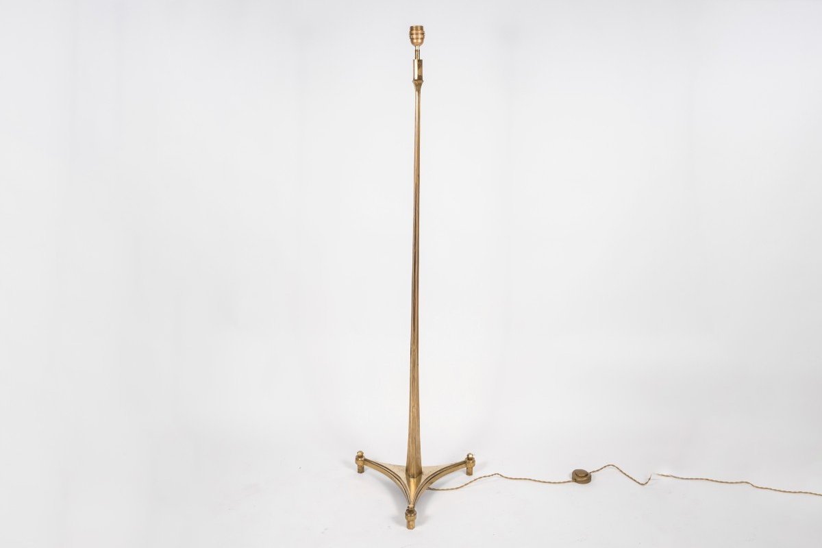 Bronze Floor Lamp By Maison Delisle-photo-4