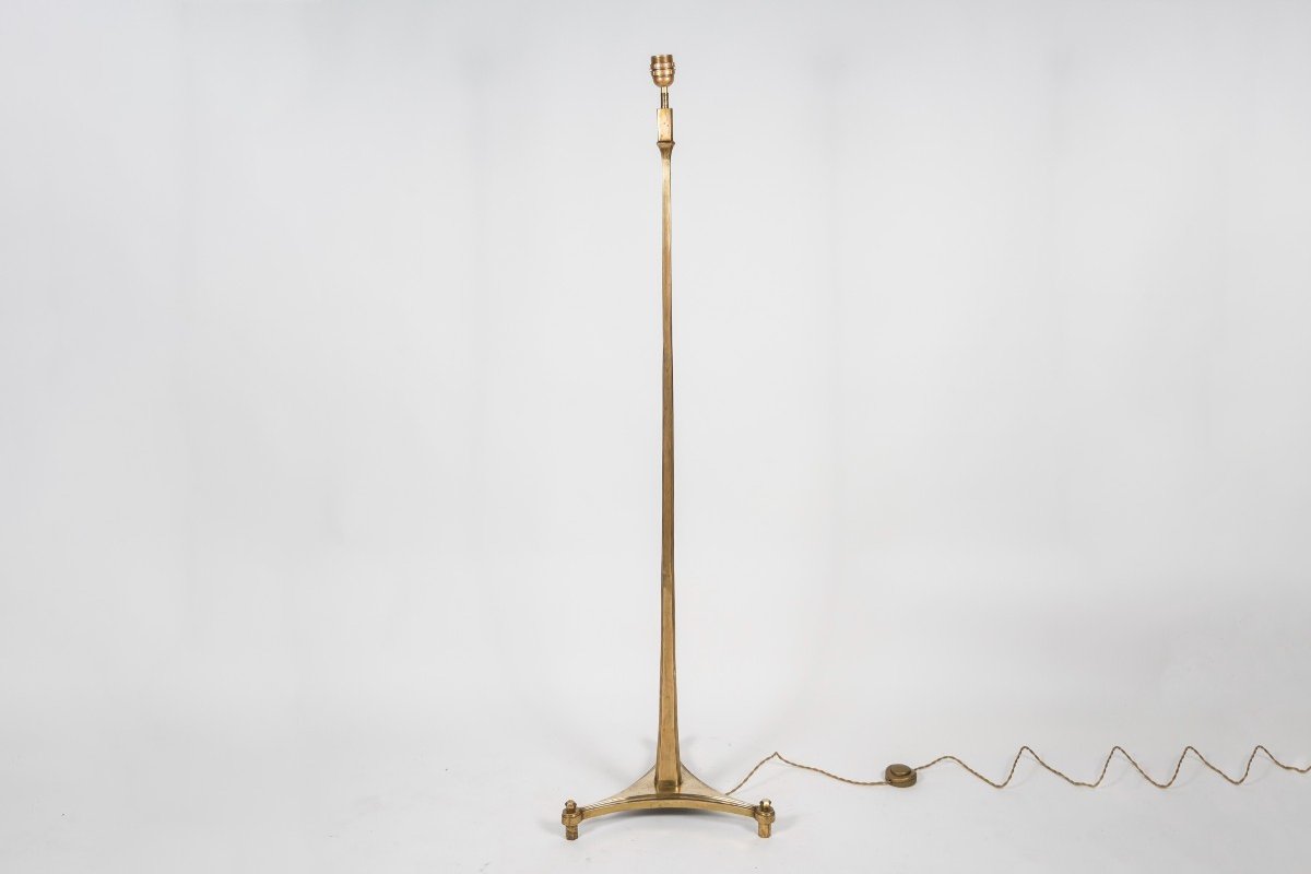 Bronze Floor Lamp By Maison Delisle-photo-3