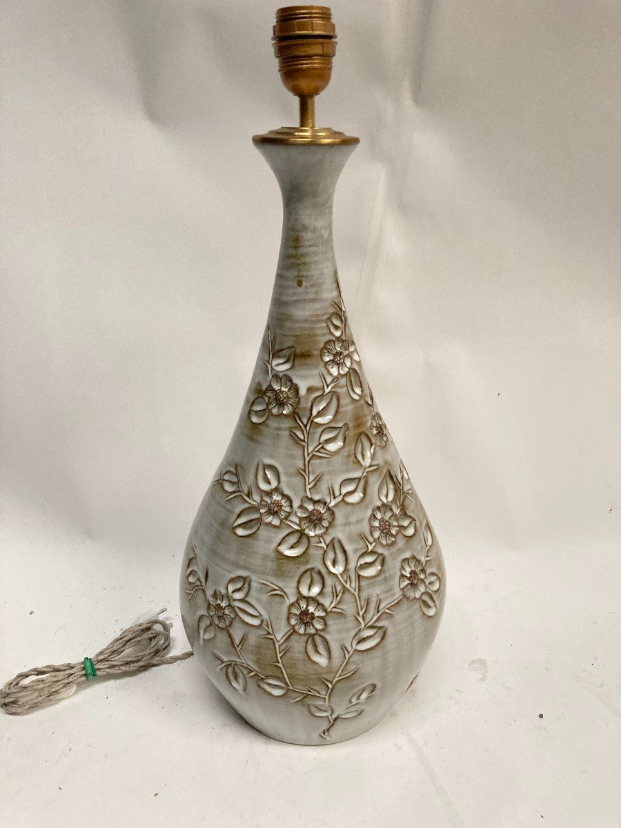 Studio Pottery Ceramic Lamp From Vallauris-photo-3