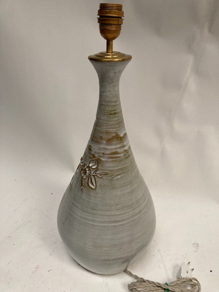 Studio Pottery Ceramic Lamp From Vallauris-photo-4