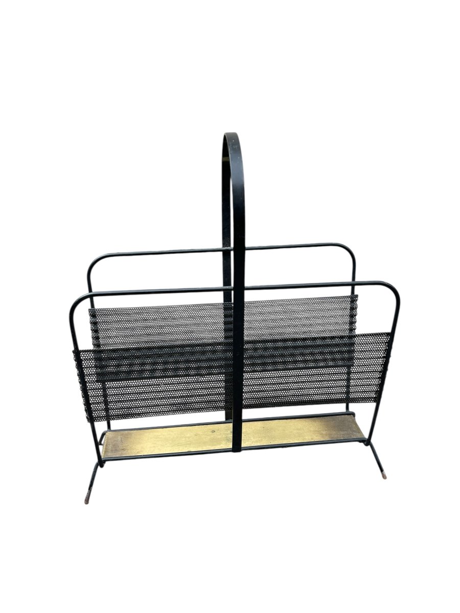 Magazine Rack By Mathieu Matégot Circa 1950-photo-2