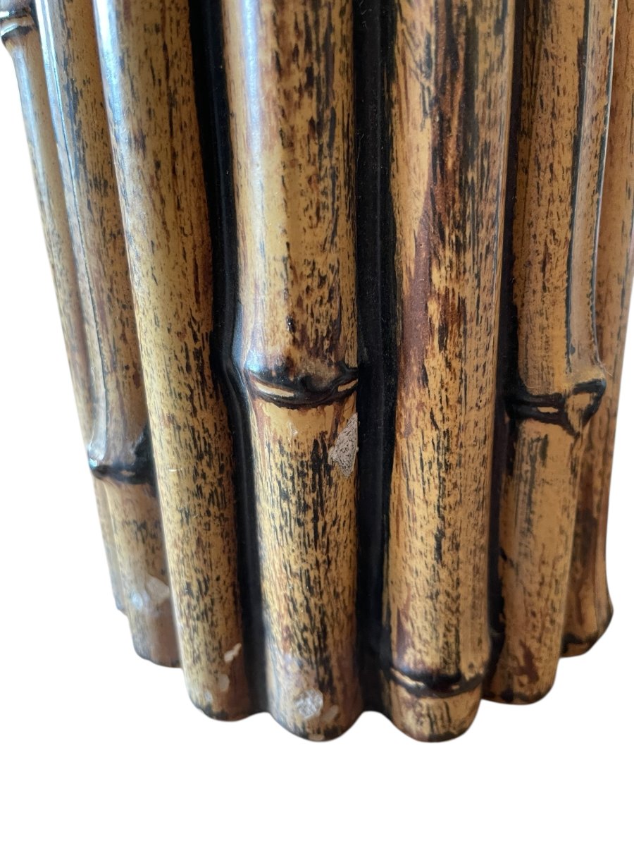 Grand vase bambou par Pol Chambost-photo-4