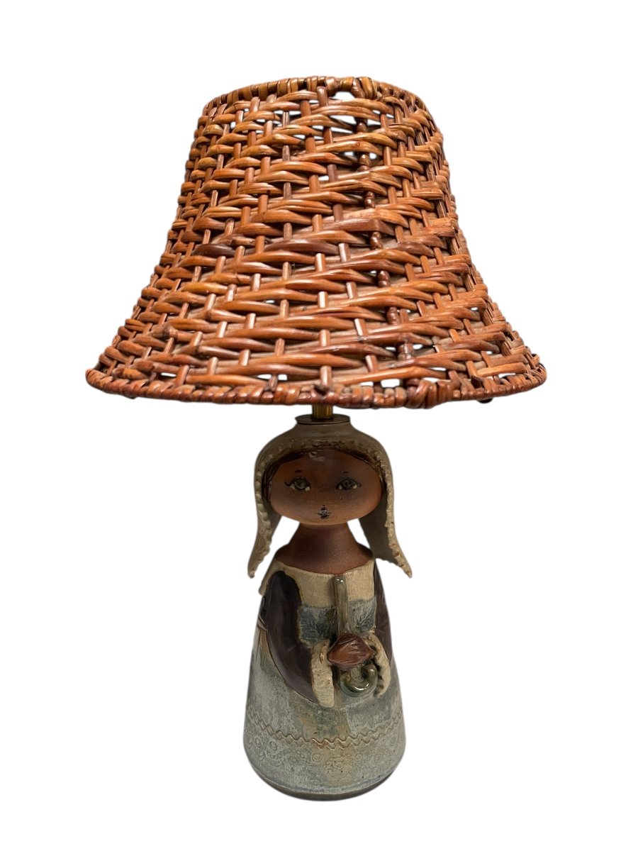 Vallauris Ceramic Lamp-photo-4