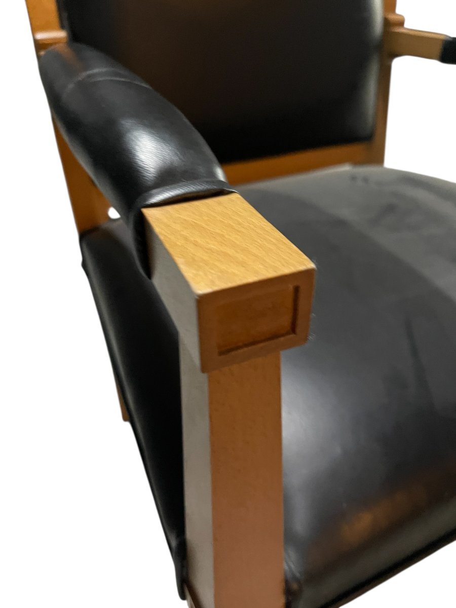 Paire de fauteuils d'après André Arbus-photo-3