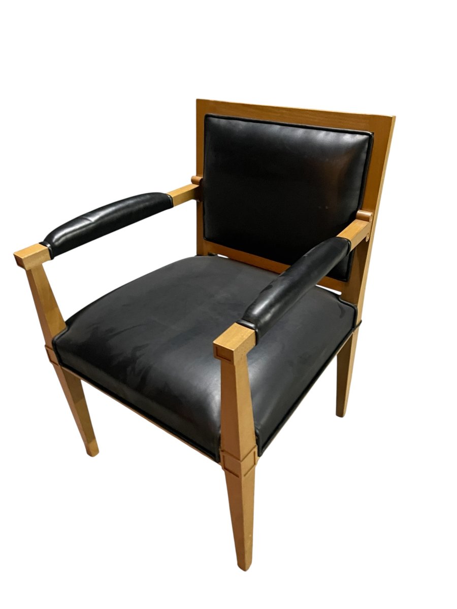 Paire de fauteuils d'après André Arbus-photo-1