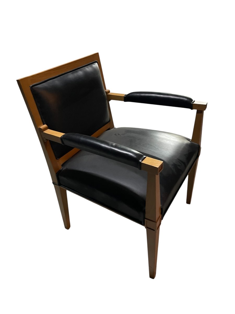 Paire de fauteuils d'après André Arbus-photo-3