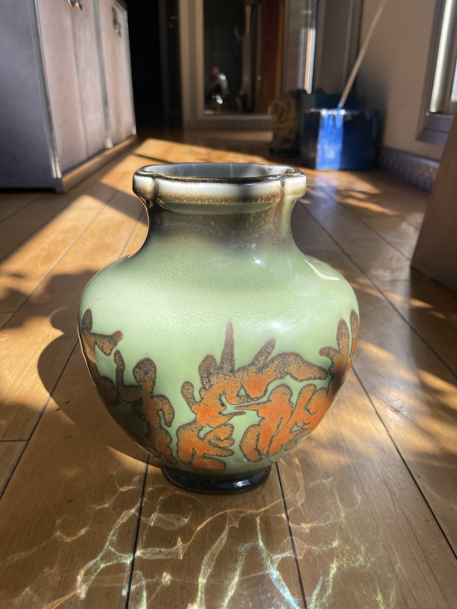 Sevres Porcelain Vase Made By Boutalèbe -photo-2