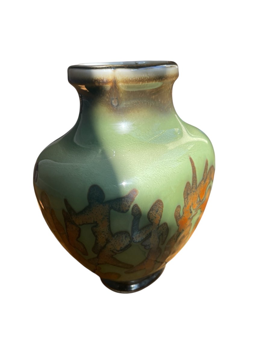 Sevres Porcelain Vase Made By Boutalèbe -photo-4