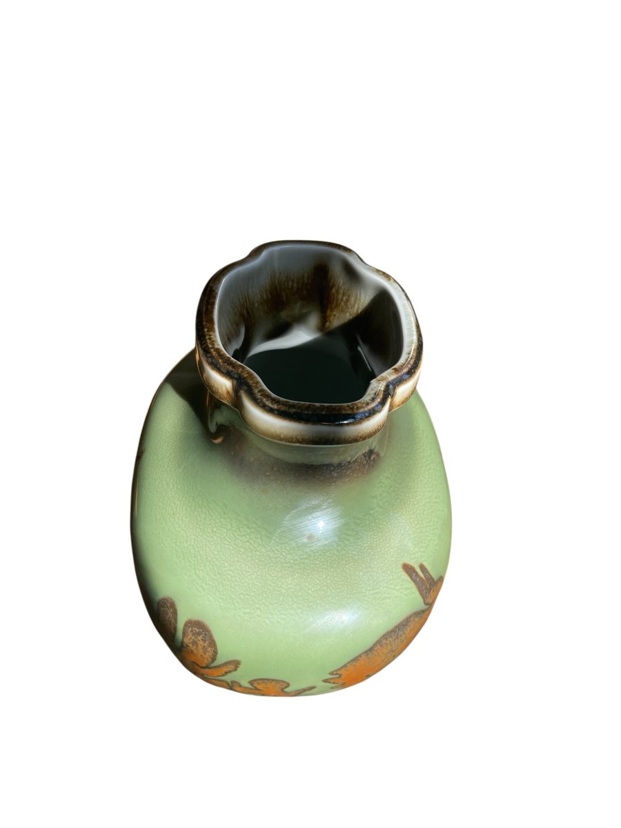 Sevres Porcelain Vase Made By Boutalèbe -photo-2