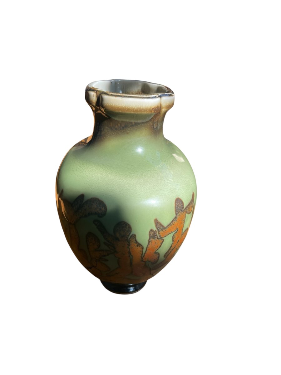 Sevres Porcelain Vase Made By Boutalèbe -photo-4