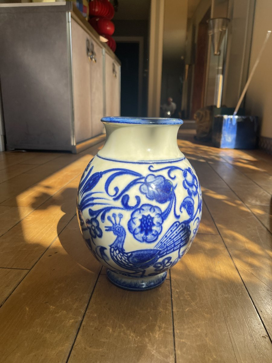 Vase de la manufacture Nationale de Sèvres décoré par Marcel Prunier-photo-2