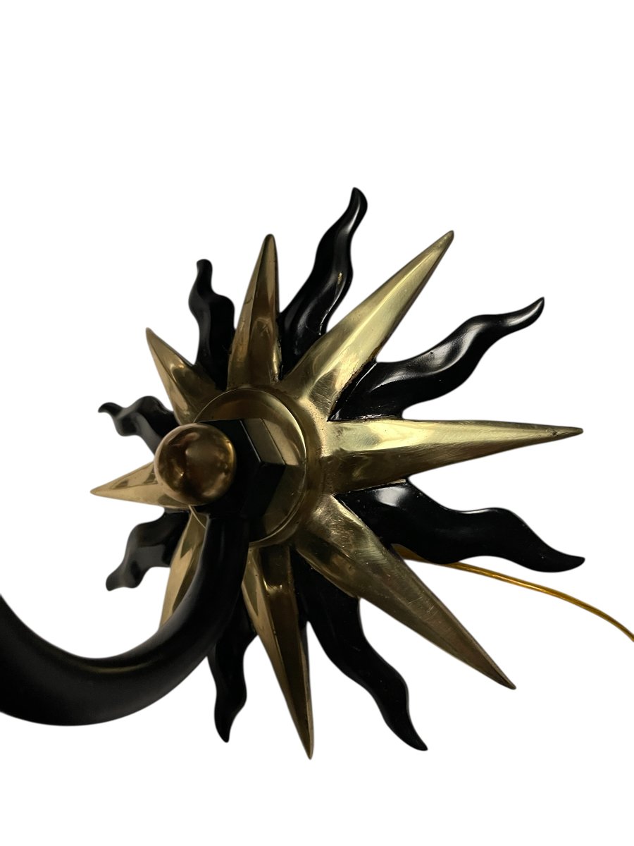 Pair Of Wall Sconces Attributed To Andrea Arbus And Veronese-photo-5