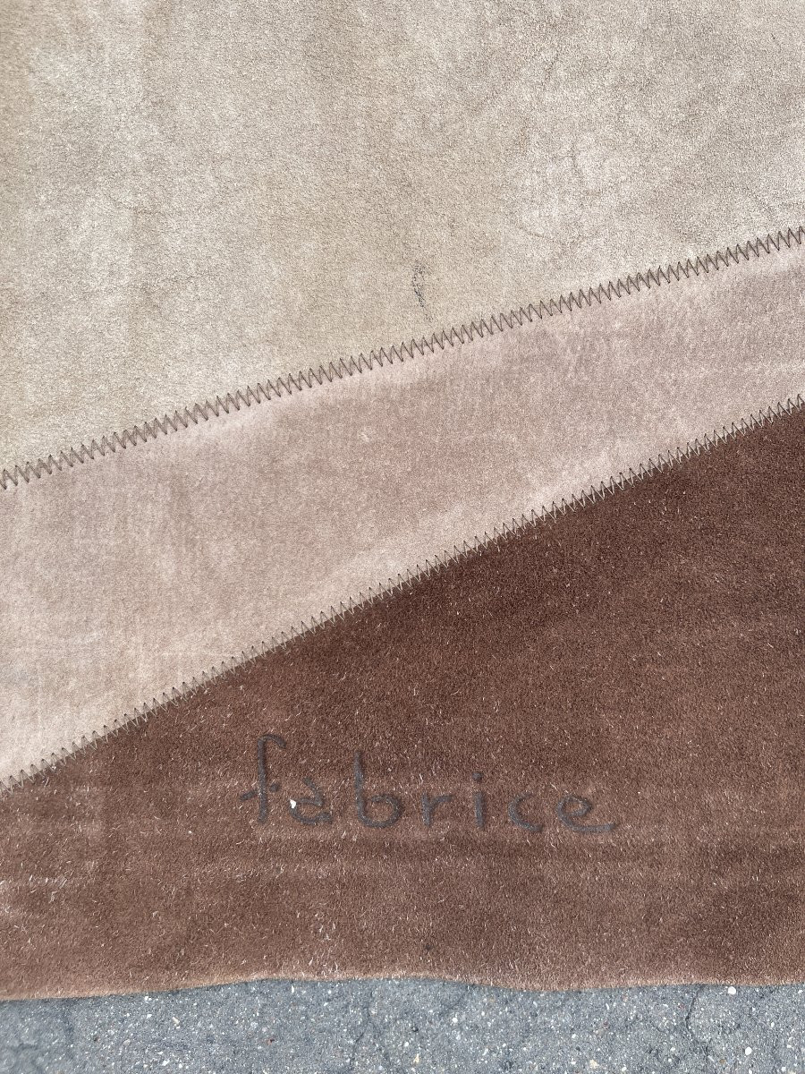 Tapestry Made Using Leather Marquetry By Fabrice-photo-3