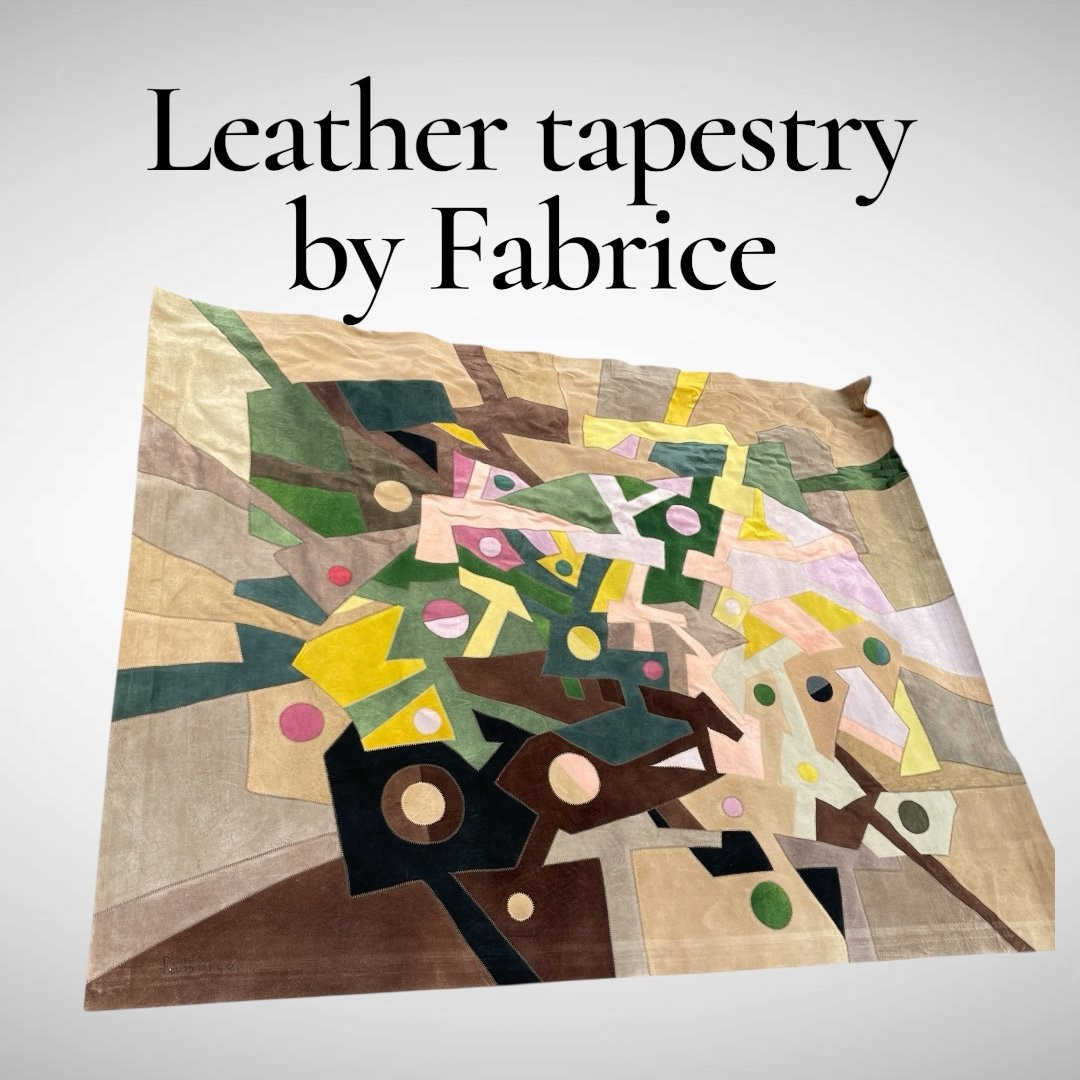 Tapestry Made Using Leather Marquetry By Fabrice-photo-6