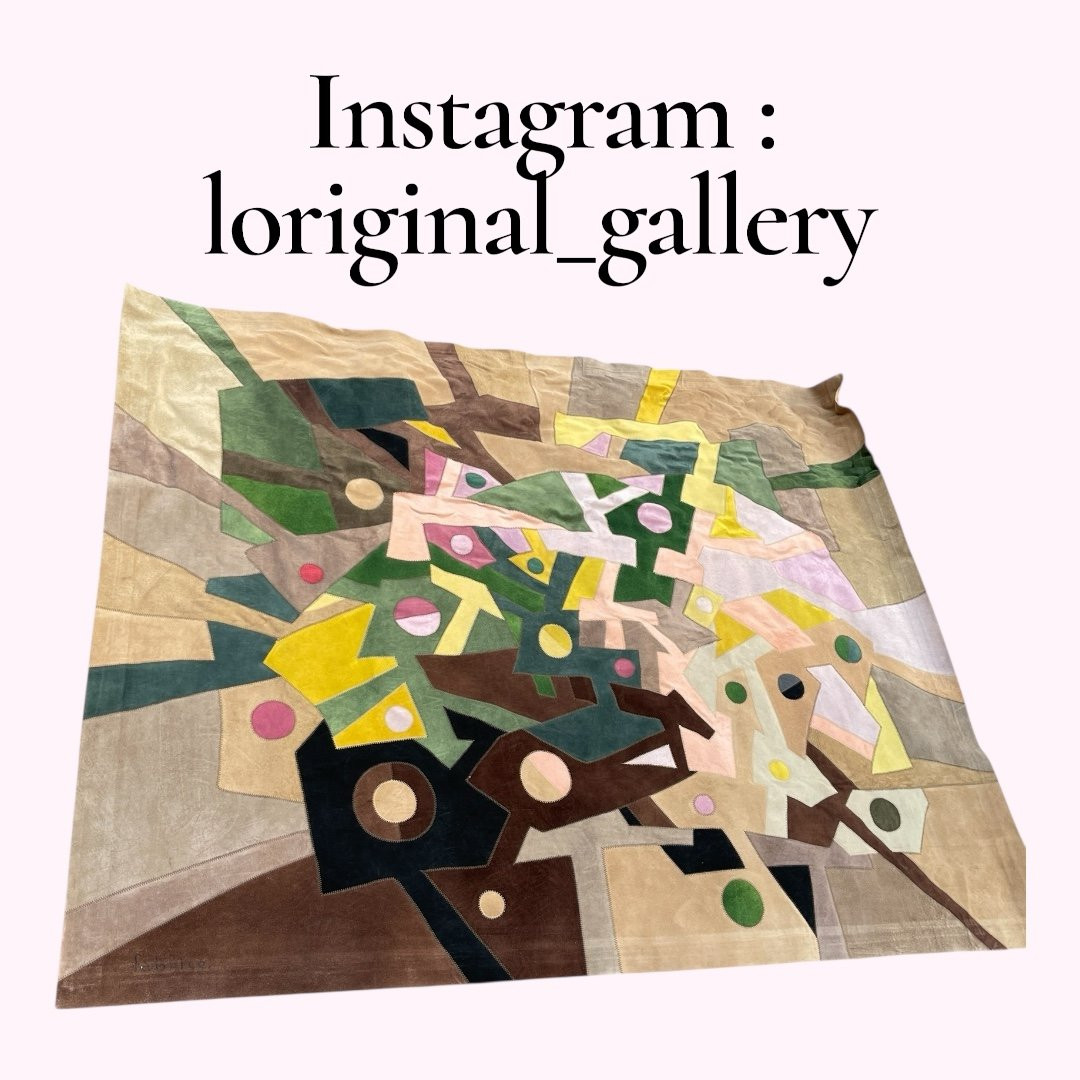 Tapestry Made Using Leather Marquetry By Fabrice-photo-7