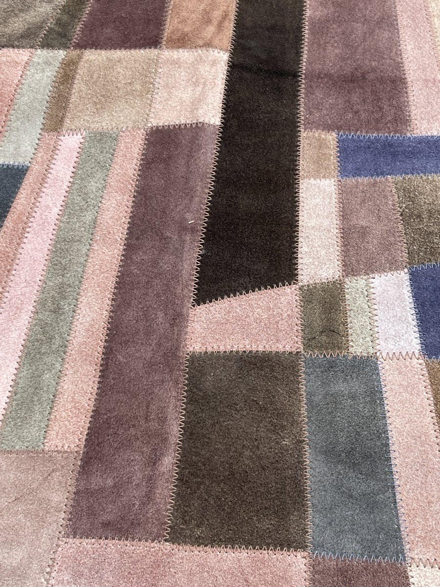 Leather Marquetry Tapestry By Fabrice-photo-1