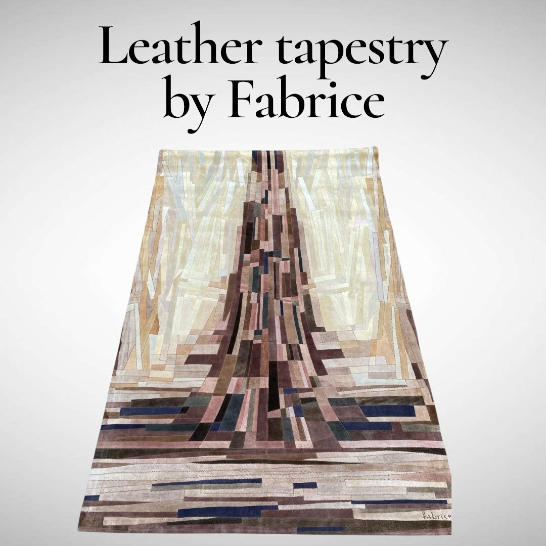 Leather Marquetry Tapestry By Fabrice-photo-6