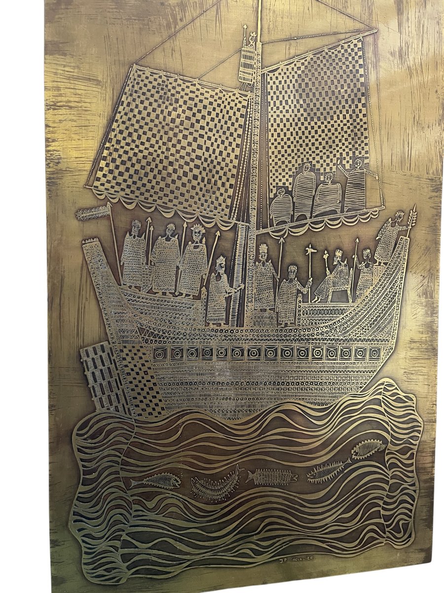 Tableau gravé à l'acide par Jean-Pierre Chevalier-photo-2