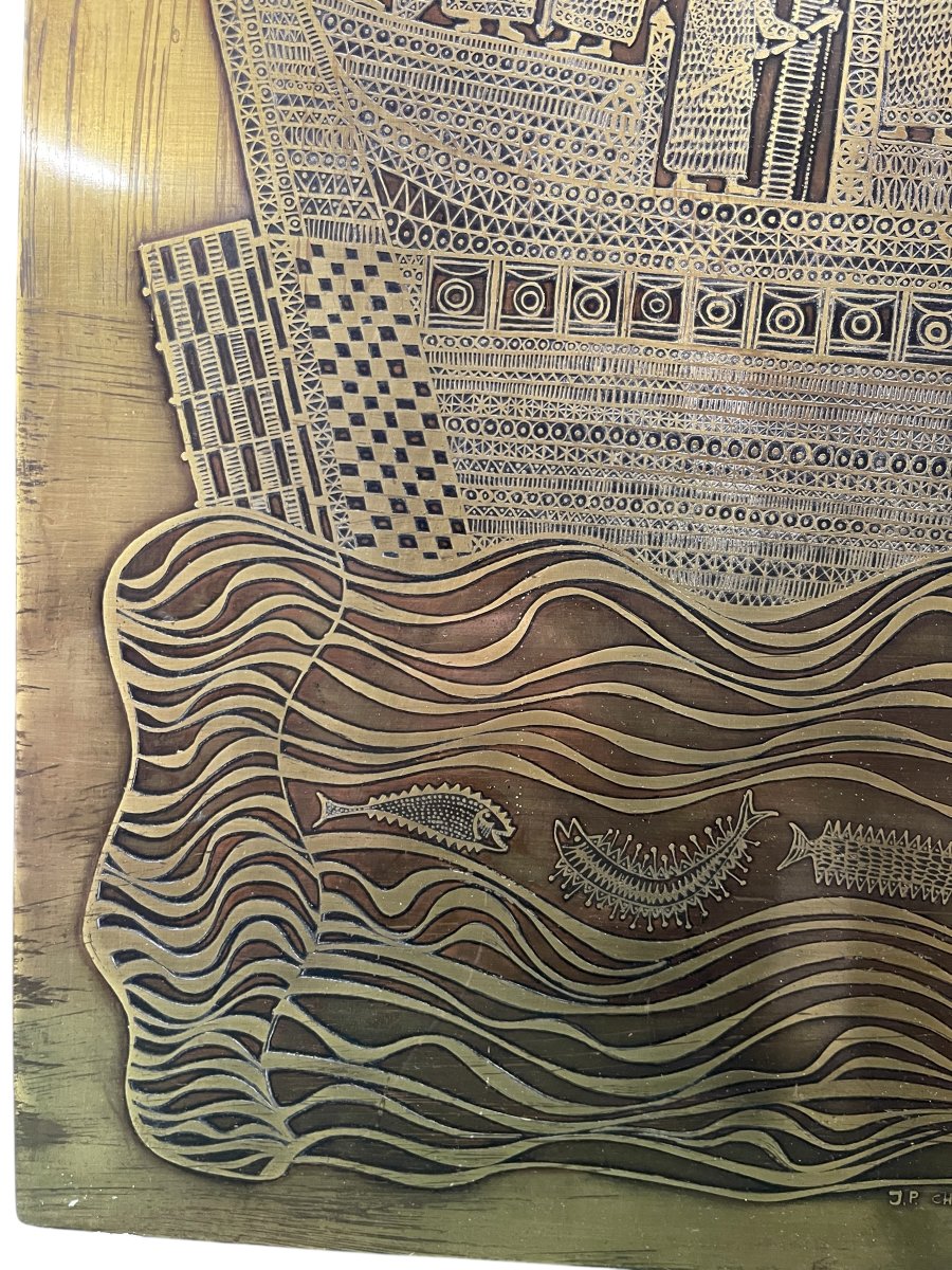 Tableau gravé à l'acide par Jean-Pierre Chevalier-photo-4