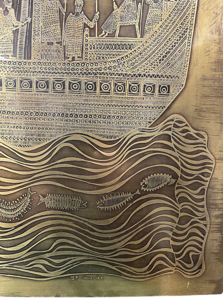 Tableau gravé à l'acide par Jean-Pierre Chevalier-photo-1