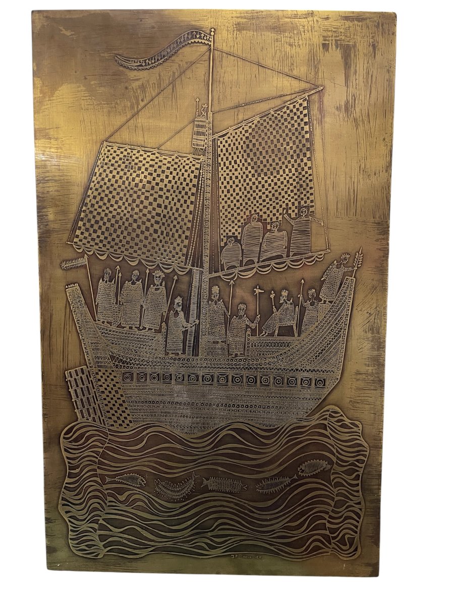 Tableau gravé à l'acide par Jean-Pierre Chevalier-photo-2