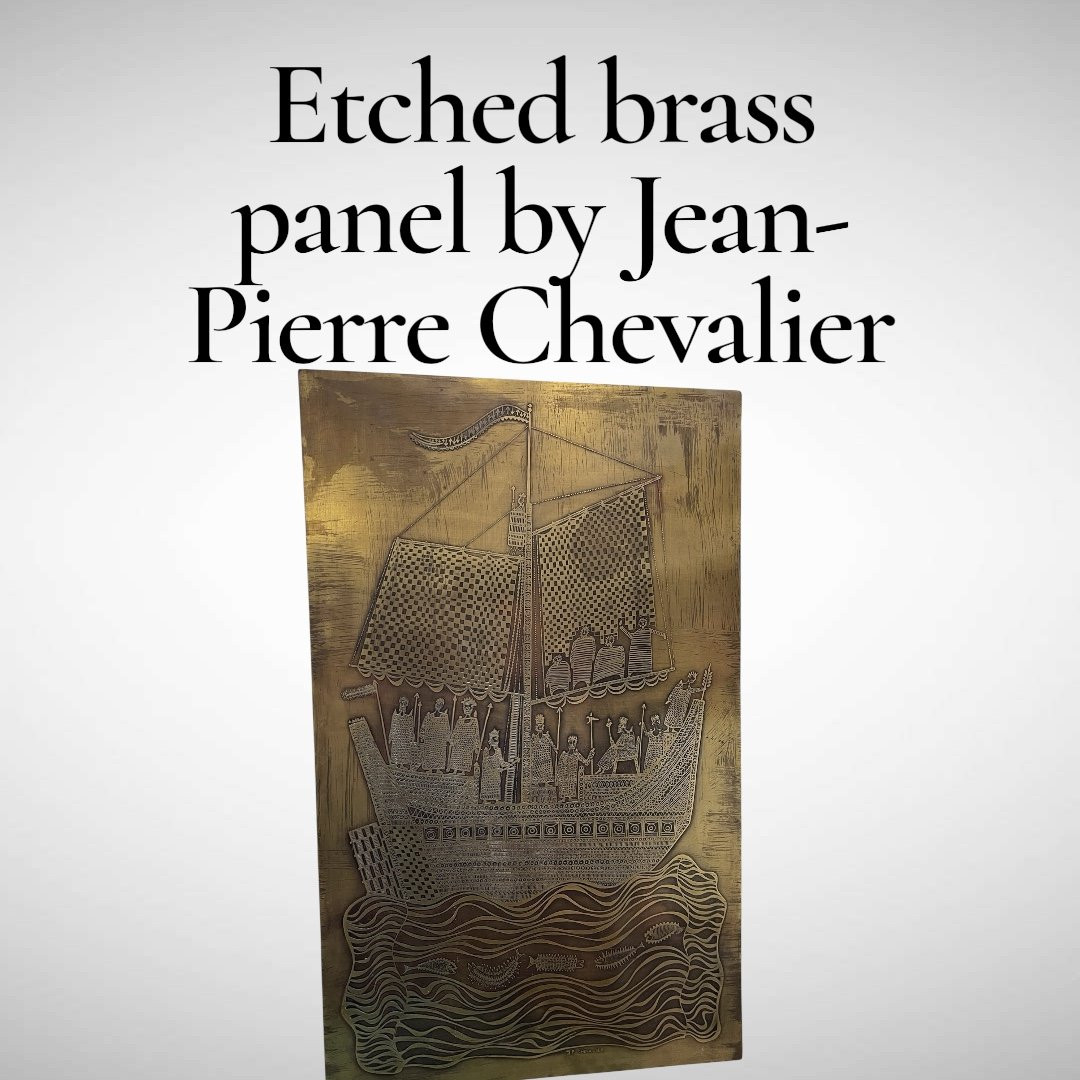Tableau gravé à l'acide par Jean-Pierre Chevalier-photo-4