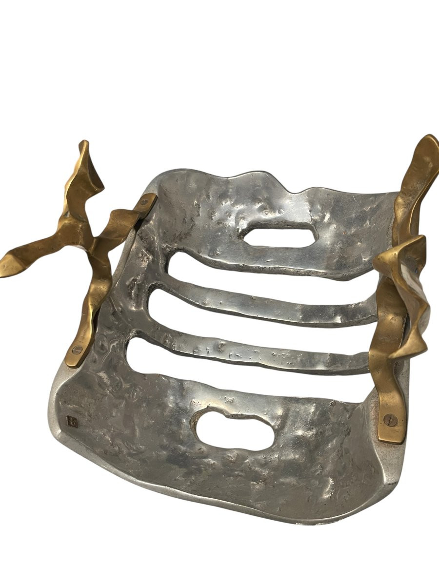 Porte buches " Brutaliste" par David Marshall-photo-3