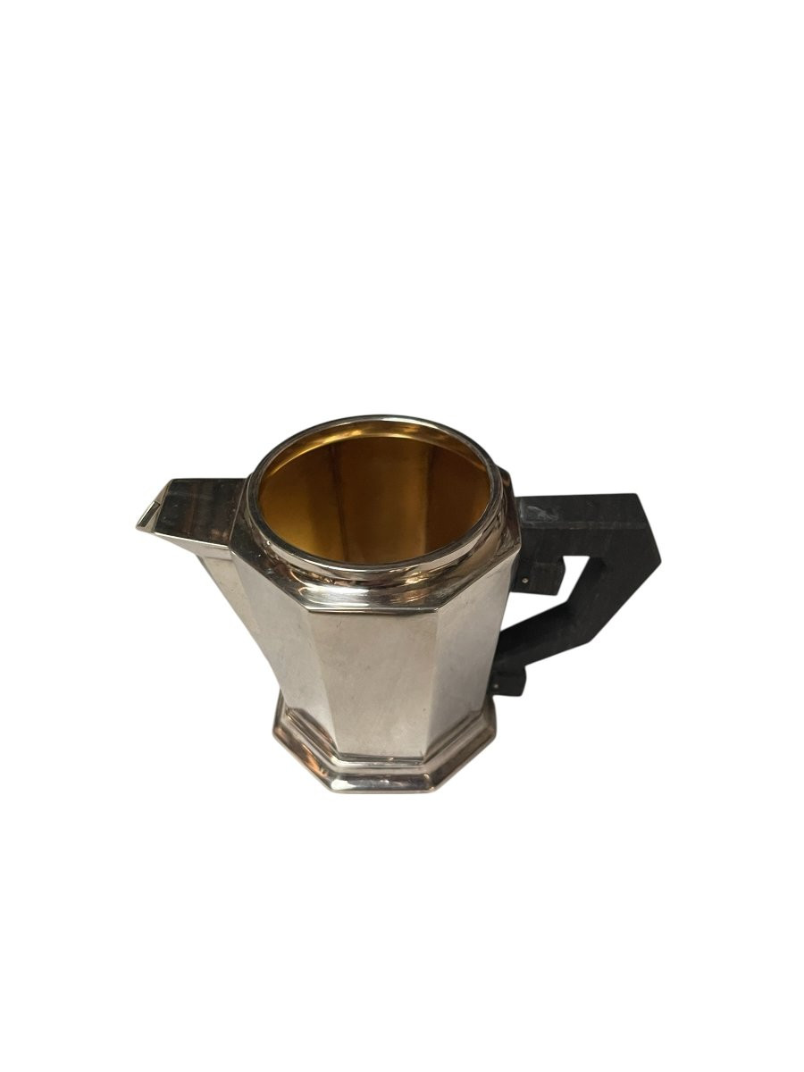 Art Deco Silver-plated Tea Service In The Style Of Christofle-photo-2