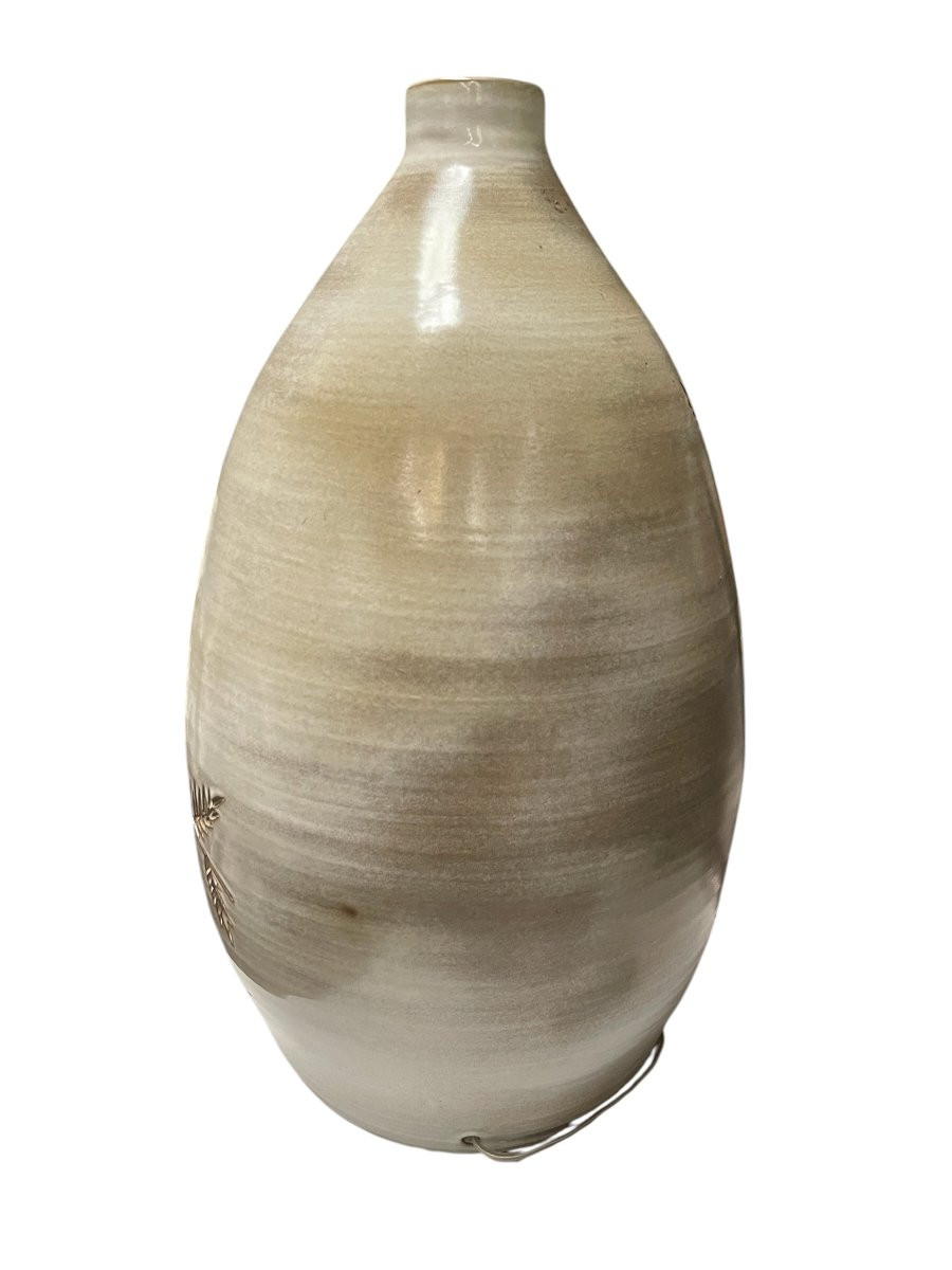 Large Ceramic Lamp By Marius Bessone In Vallauris-photo-4
