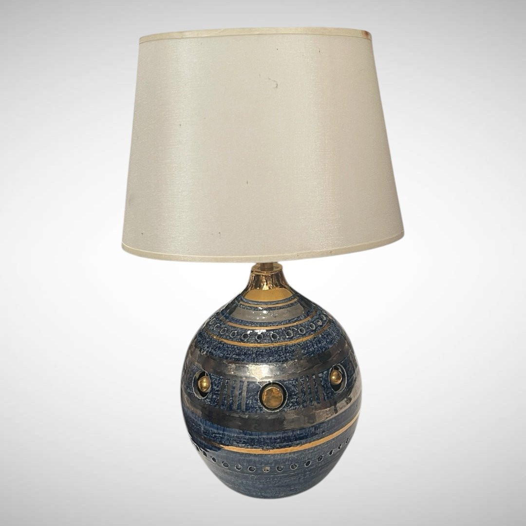 Lampe en céramique émaillé par Georges Pelletier-photo-1