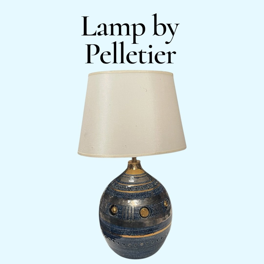 Lampe en céramique émaillé par Georges Pelletier-photo-5