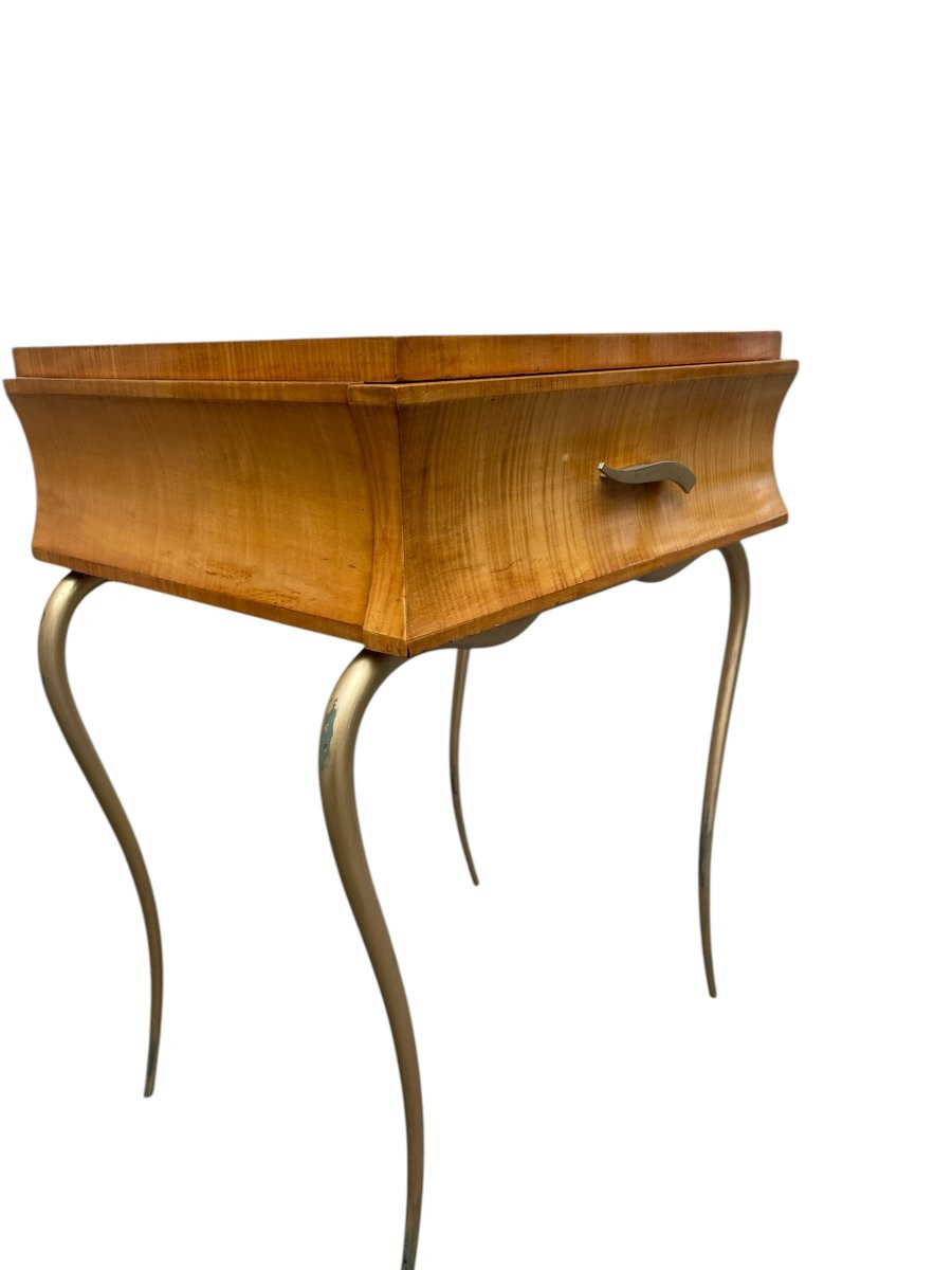 Pair Of Night Tables Or Sofa Ends By René Drouet-photo-2