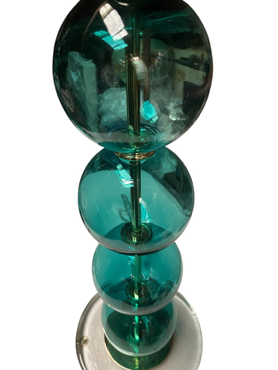 Paire de lampes en verre de Murano dans le style de Gino Cenedese-photo-3