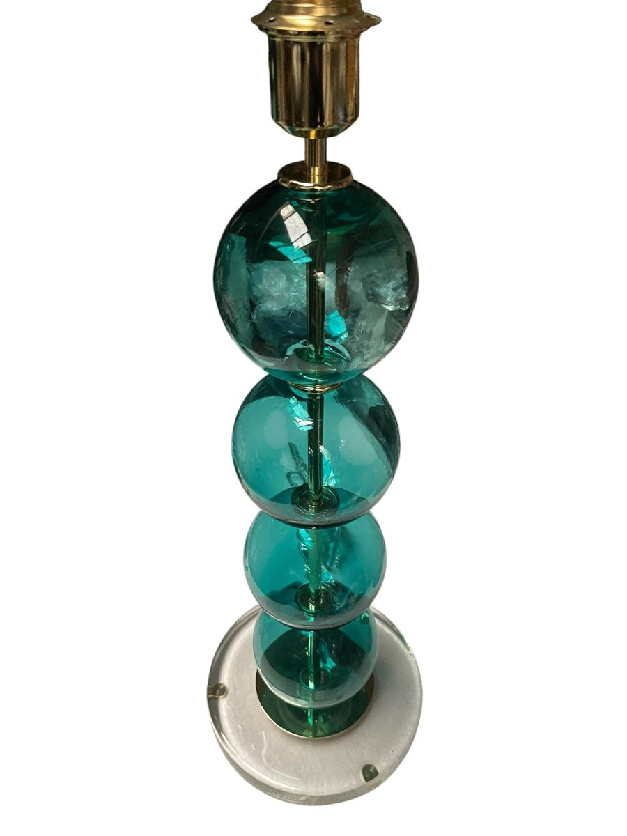 Paire de lampes en verre de Murano dans le style de Gino Cenedese-photo-4
