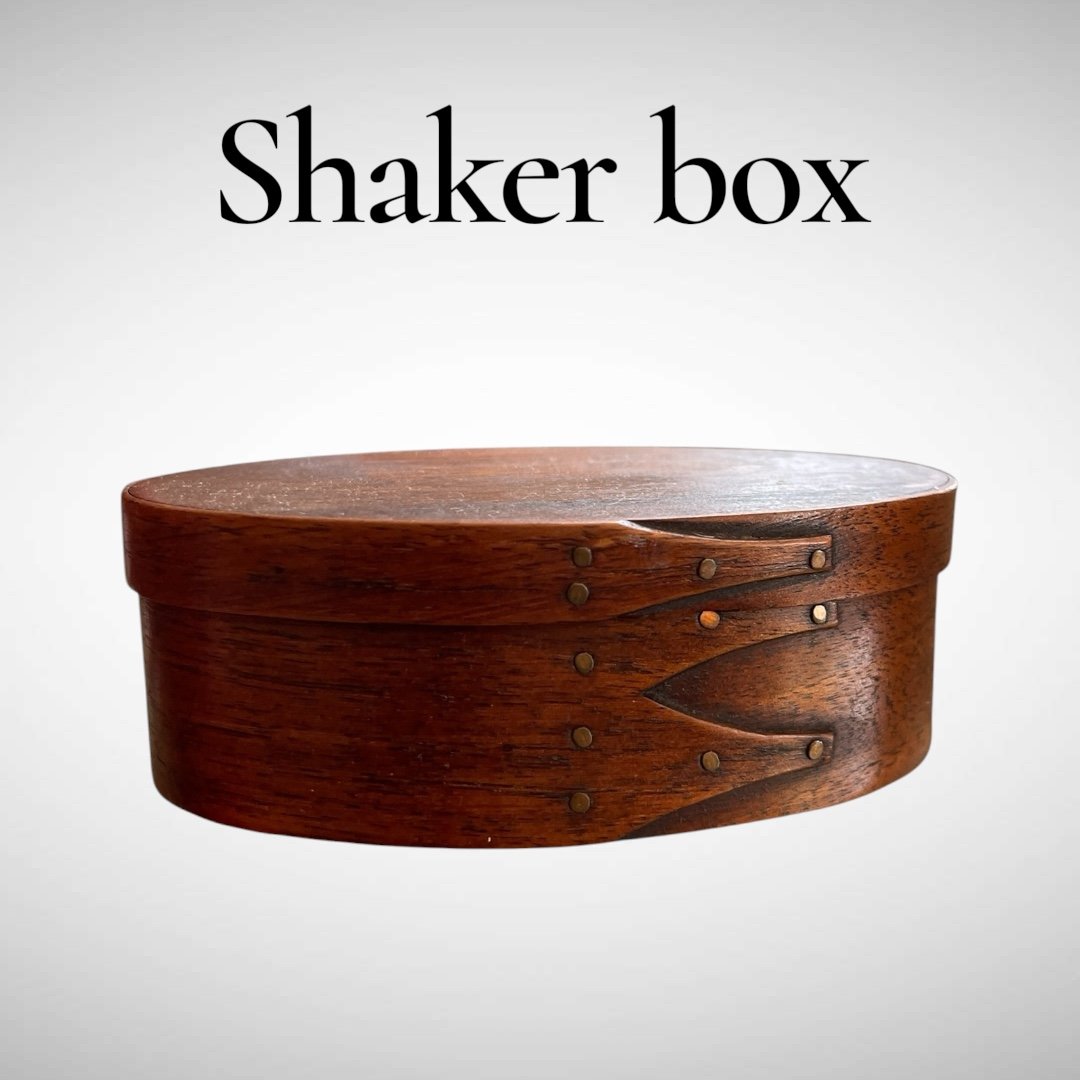 Petite boite en bois, travail des Shaker vers 1900-photo-3