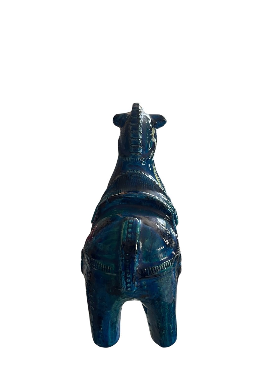 Ceramic Horse By Aldo Londi For Bitossi-photo-4