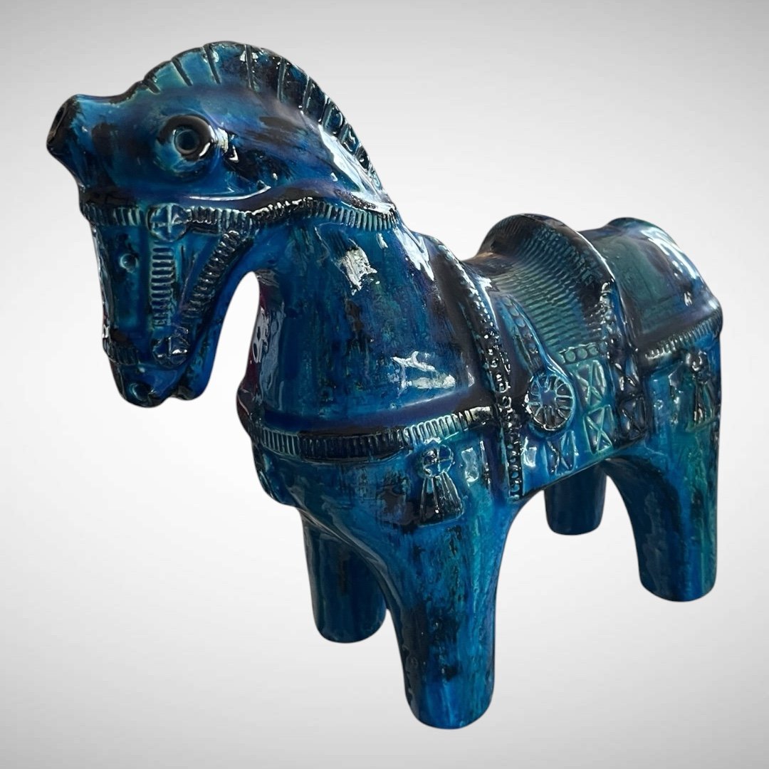 Ceramic Horse By Aldo Londi For Bitossi-photo-3