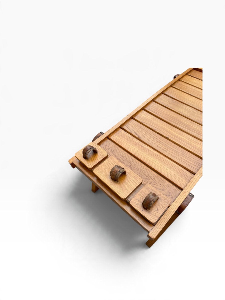 Coffee Table By Jacques Adnet-photo-4