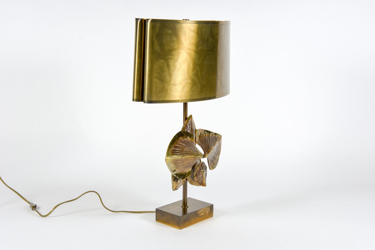 Bronze Lamp By Maison Charles-photo-2