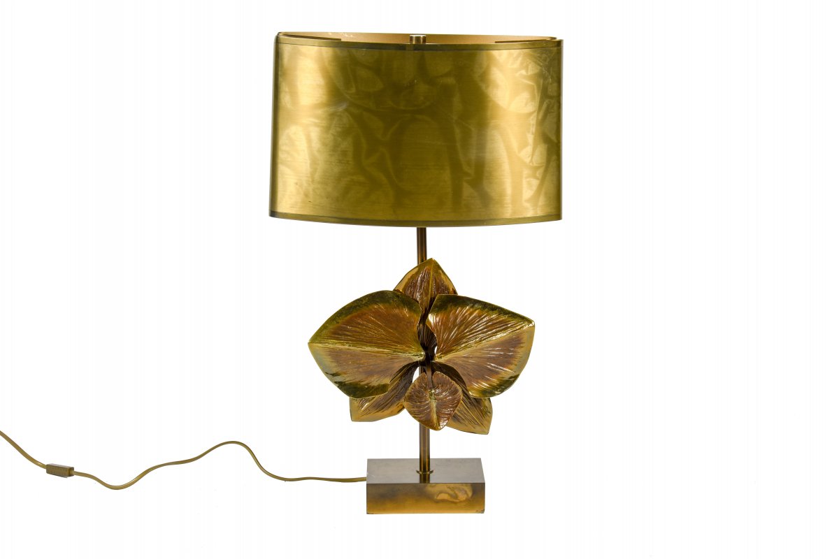 Bronze Lamp By Maison Charles