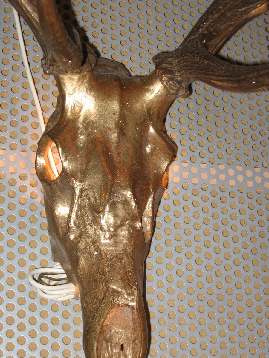 Pair Of Sconces In Solid Bronze By Jacques Duval-brasseur-photo-4