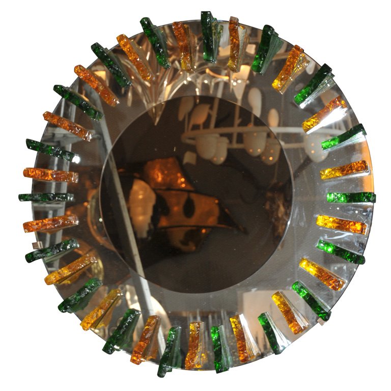 Magnifique miroir de Fontana Arté attribué à Max Ingrand