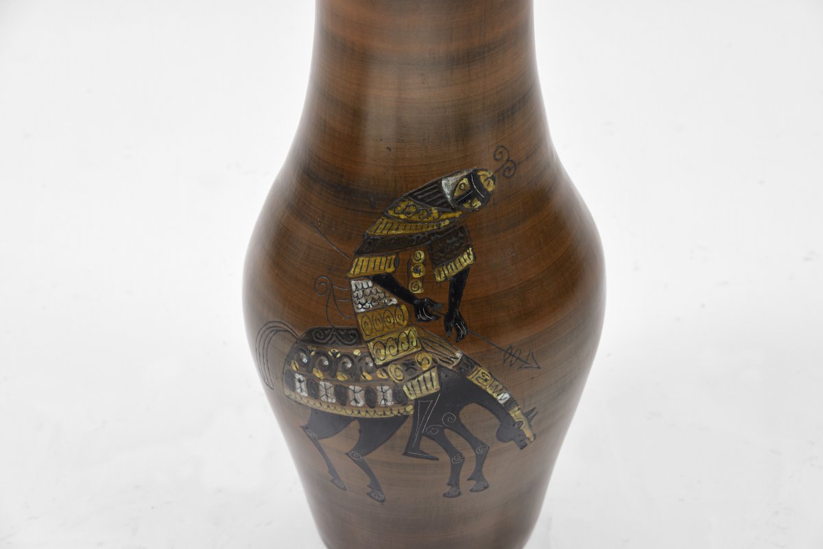 1950's Ceramic Vase By Jean De l'Espinasse-photo-3