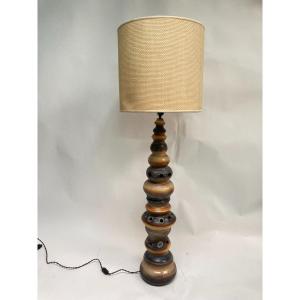 Large Ceramic Lamp From Vallauris