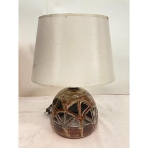 Ceramic Lamp From Vallauris Around 1970