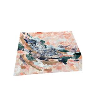 Tapisserie réalisée en cuir par Fabrice vers 1970