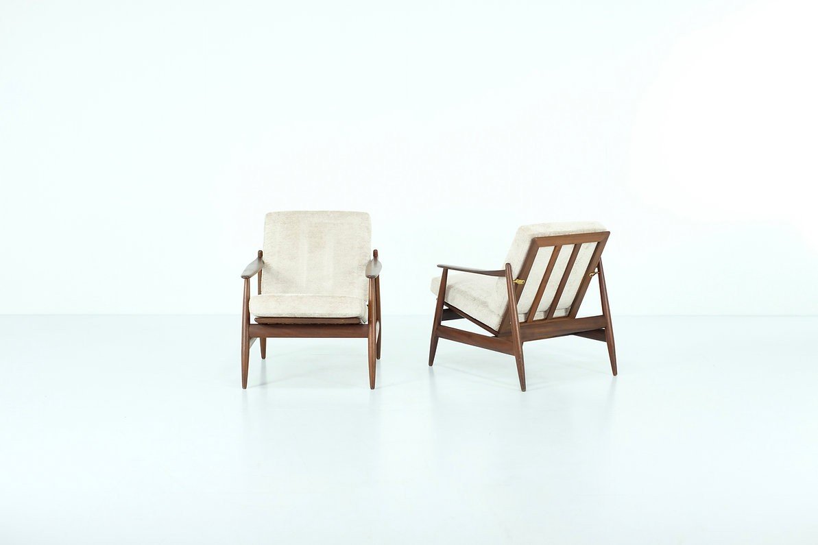 Paire De Fauteuils 1960's-photo-2