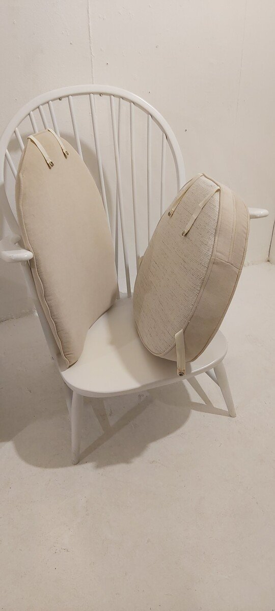 Pair Of Model "n°317 Big Brother" Chairs By Lucian Ercolani For Ercol, 1960's.-photo-1