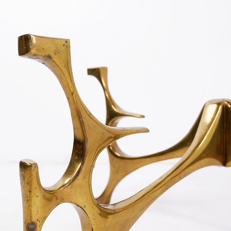 Sculptural Coffee Table In The Style Of Fred Brouard-photo-2