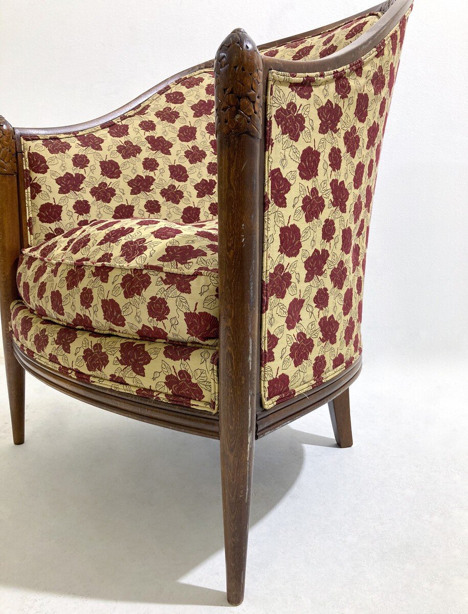 Art Deco Armchair - New Upholstery-photo-3